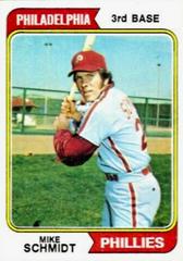 Mike Schmidt Baseball Cards 1974 Topps Prices