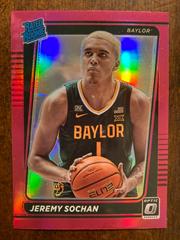 Jeremy Sochan [Pink] Basketball Cards 2022 Panini Chronicles Draft Picks Donruss Optic Rated Rookie Prices