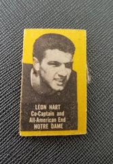 Leon Hart [Yellow] Football Cards 1950 Topps Felt Backs Prices