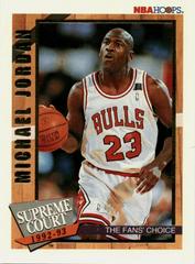 Michael Jordan Basketball Cards 1992 Hoops Supreme Court Prices
