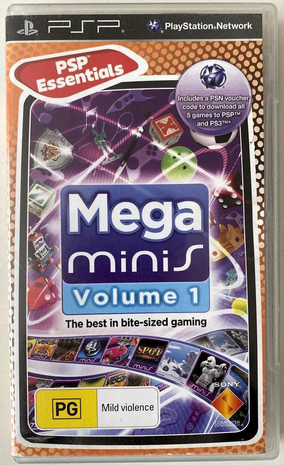 Jeu PSP Mega Minis Volume 2 - Édition PAL Complète