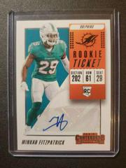 Minkah Fitzpatrick #147 Football Cards 2018 Panini Contenders Rookie Ticket Prices