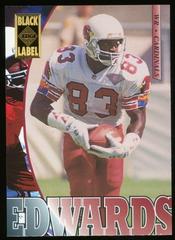 Anthony Edwards [Black Label] #1 Football Cards 1995 Collector's Edge Prices