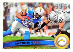 Antonio Gates [Horizontal] #280 Football Cards 2011 Topps Prices