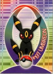 Umbreon #7 Pokemon 2001 Topps Johto Champions Sticker Prices