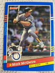 Mark McGwire [Alternate Image] #56 Baseball Cards 1991 Donruss Prices
