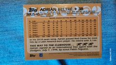 Back  | Adrian Beltre Baseball Cards 2023 Topps Update 1988