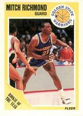 Mitch Richmond #56 Basketball Cards 1989 Fleer Prices