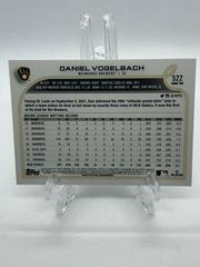 Back Of Card | Daniel Vogelbach Baseball Cards 2022 Topps