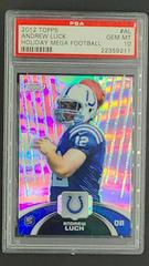 Andrew Luck [Refractor] #AL Football Cards 2012 Topps Holiday Mega Football Prices