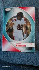 Luke Musgrave [Red] #114 Football Cards 2023 Sage Prices