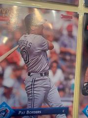 PAT BORDERS #34 Baseball Cards 1993 Donruss McDonald's Toronto Blue Jays Great Moments Prices