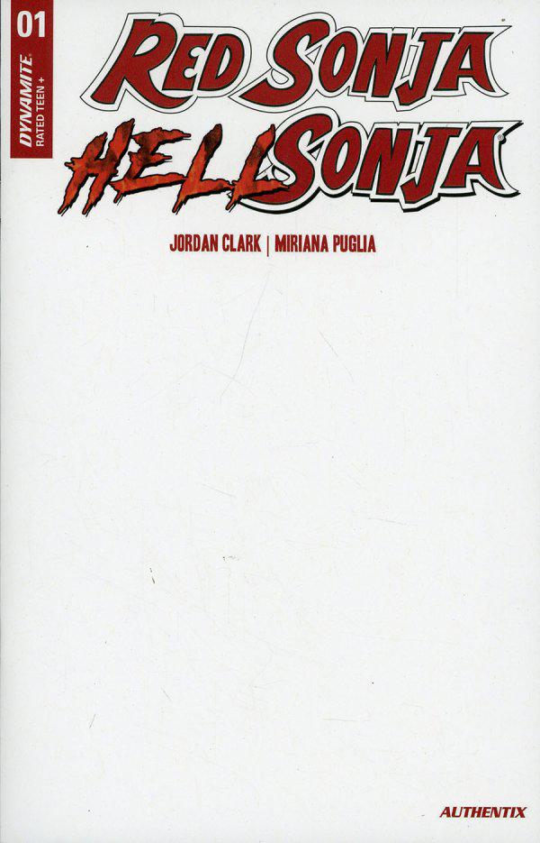 Red Sonja / Hell Sonja [Blank] #1 (2022) Comic Books Red Sonja / Hell Sonja