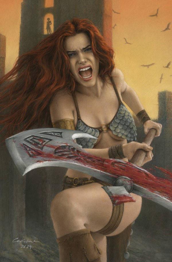 Red Sonja: Death and the Devil [Celina Virgin] #1 (2024) Comic Books Red Sonja: Death and the Devil