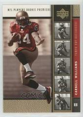 Cadillac Williams [Gold] #4 Football Cards 2005 Upper Deck Rookie Premiere Prices