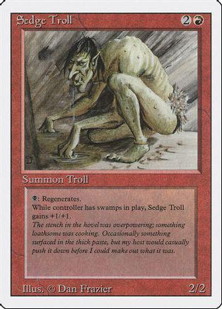 Sedge Troll #174 Magic Revised