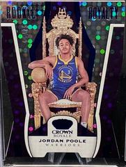 Jordan Poole [Blue] #8 Basketball Cards 2019 Panini Crown Royale Rookie Royalty Prices