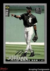Michael Jordan [Silver Signature] Baseball Cards 1995 Collector's Choice Se Prices