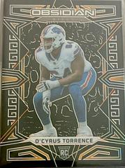 O'Cyrus Torrence [Orange Electric Etch] #109 Football Cards 2023 Panini Obsidian Prices