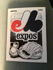 Card Back | Texas Rangers [error back Montreal Expos] Baseball Cards 1989 Fleer Baseball Stickers