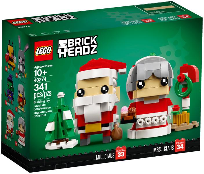 Mr. Claus & Mrs. Claus #40274 LEGO BrickHeadz