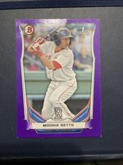 Mookie Betts [Purple Ice] Baseball Cards 2014 Bowman Prospects Prices