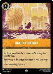 Hakuna Matata [Foil] Lorcana First Chapter Prices