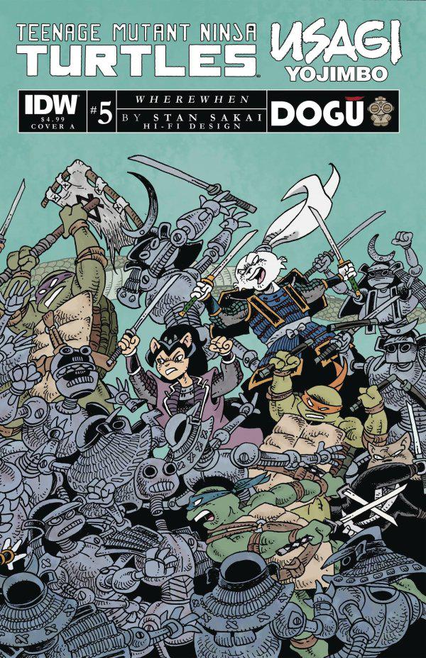 Teenage Mutant Ninja Turtles / Usagi Yojimbo: WhereWhen #5 (2023) Comic Books Teenage Mutant Ninja Turtles / Usagi Yojimbo: WhereWhen