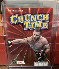 Justin Gaethje [Purple Laser] Ufc Cards 2022 Panini Donruss UFC Crunch Time Prices
