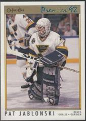 Pat Jablonski #29 Hockey Cards 1991 O-Pee-Chee Premier Prices
