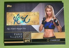 Paige VanZant Ufc Cards 2016 Topps UFC Top of the Class Autographs Prices