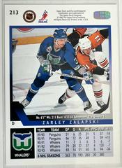 Backside | Zarley Zalapski Hockey Cards 1993 Upper Deck