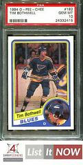 Tim Bothwell #182 Hockey Cards 1984 O-Pee-Chee Prices