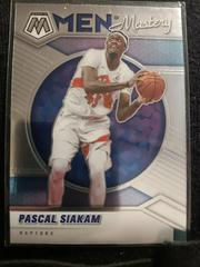 Pascal Siakam #10 Basketball Cards 2020 Panini Mosaic Men of Mastery Prices