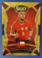 Arturo Vidal [Gold] #11 Soccer Cards 2016 Panini Select National Pride Prices