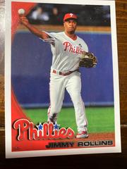 Jimmy Rollins #PHI13 Baseball Cards 2010 Topps Team Set Phillies Prices