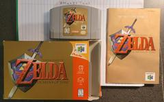 Box, Cartridge, And Manual  | Zelda Ocarina of Time Nintendo 64