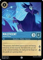 Maleficent - Sinister Visitor [Foil] Lorcana First Chapter Prices