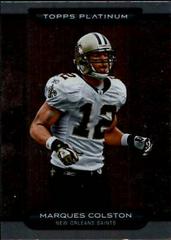 Marques Colston #106 Football Cards 2010 Topps Platinum Prices