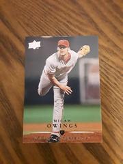 Micah Owings #92 Baseball Cards 2008 Upper Deck Prices