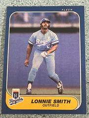 Lonnie Smith #21 Baseball Cards 1986 Fleer Prices