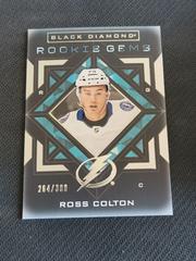 Ross Colton Hockey Cards 2021 Upper Deck Black Diamond Rookie Gems Prices
