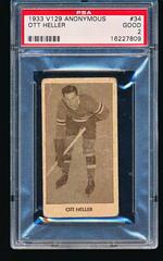 Ott Heller #34 Hockey Cards 1933 V129 Anonymous Prices