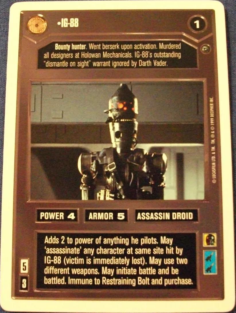 IG-88 [Revised] Star Wars CCG Dagobah