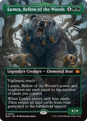 Lumra, Bellow of the Woods #342 Magic Bloomburrow