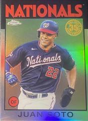 Juan Soto Baseball Cards 2021 Topps Update 1986 Chrome Silver Pack Prices