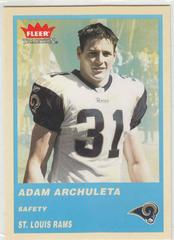 Adam Archuleta [Blue] #275 Football Cards 2004 Fleer Tradition Prices
