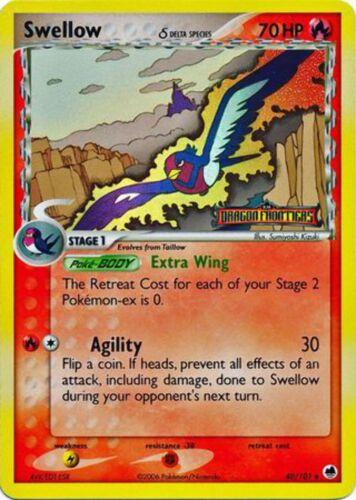 Swellow [Reverse Holo] #40 Pokemon Dragon Frontiers