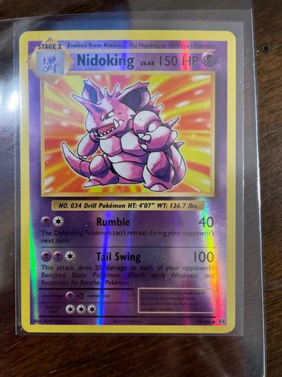 Nidoking [Reverse Holo] #45 photo