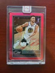 Stephen Curry [Red] Basketball Cards 2020 Panini One and One Prices